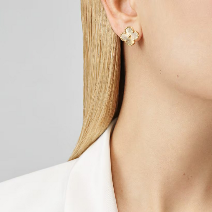 CLOVER | GOLD EARRINGS