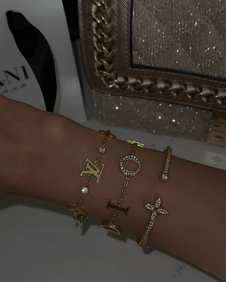 Gold CD Bracelet