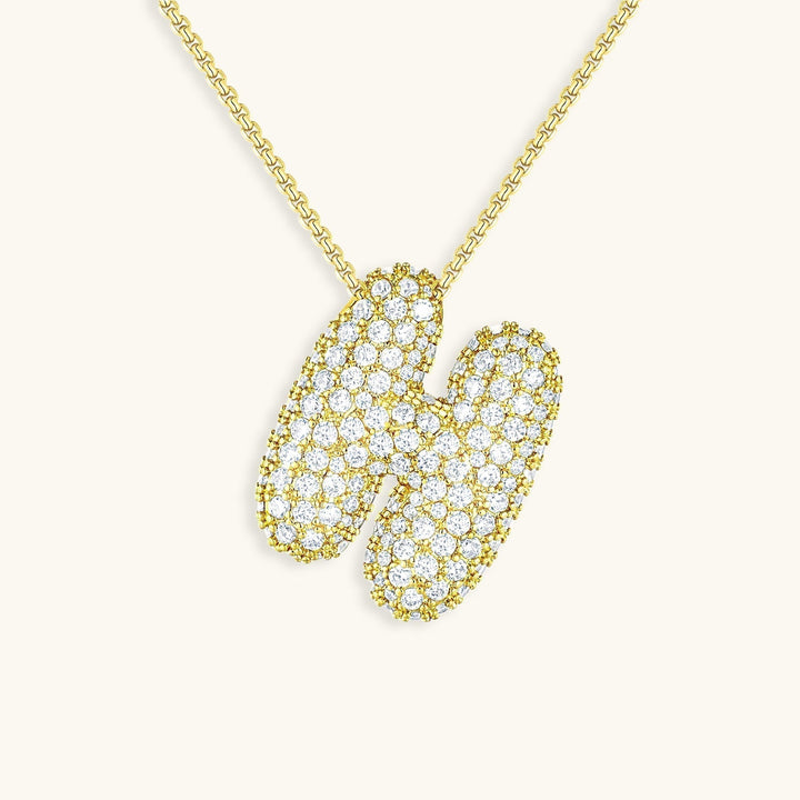 BULLE | Diamond Initial Necklace