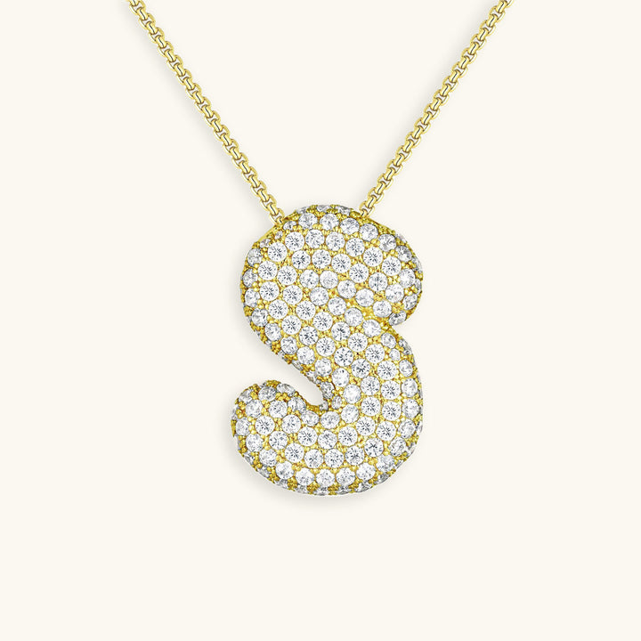BULLE | Diamond Initial Necklace