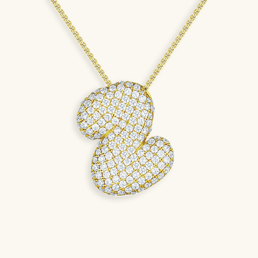BULLE | Diamond Initial Necklace
