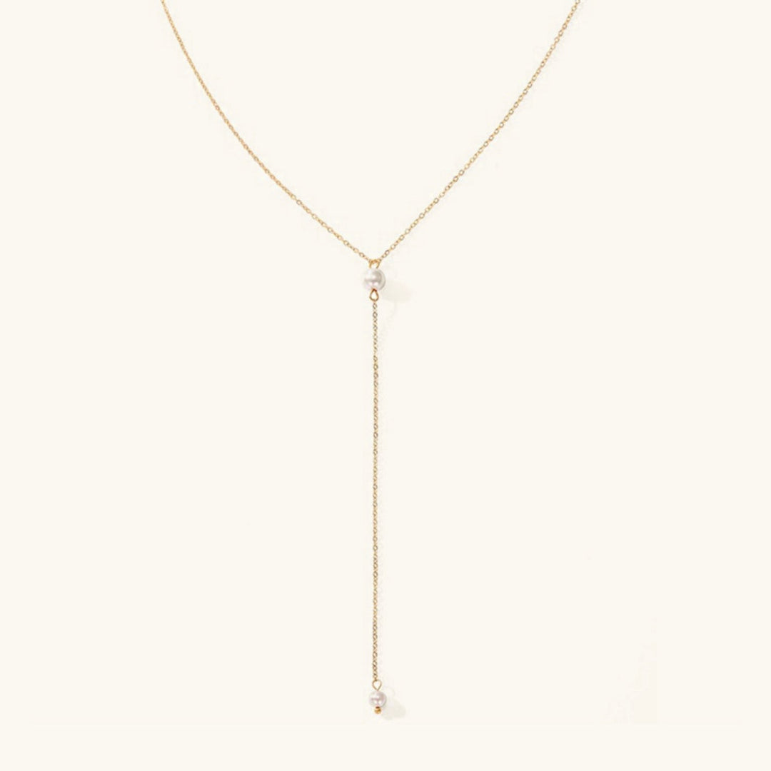 Beatrice Pearl Tassel Necklace