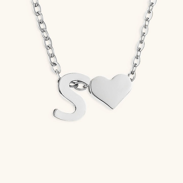 Ria Initial Letter Gold Necklace