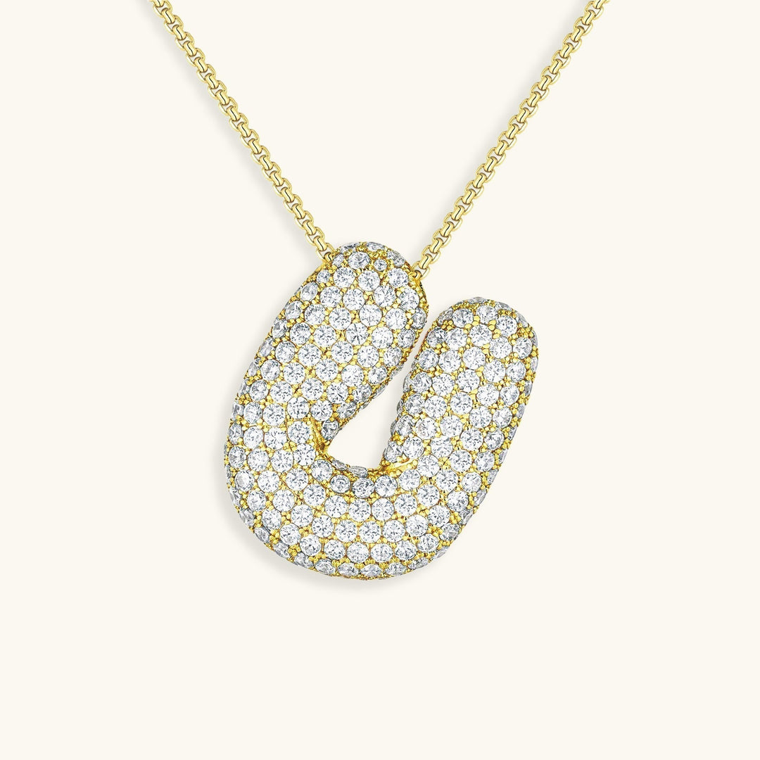 BULLE | Diamond Initial Necklace