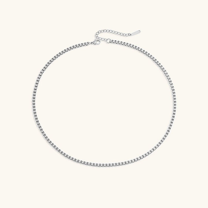 Danica Box Chain Gold Necklace